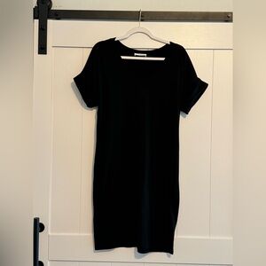 Black Midi dress with pockets